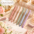 QYZLENORA™ ArcLine Dual-Tip Pen Set | 6 Fine & Flexible Tip Writing Pens for Journaling, Notes & Planning